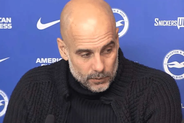 曼城客場(chǎng)4-0擊敗布萊頓后瓜迪奧拉：我們必須努力爭(zhēng)取<a href=http://8809.jianzhanzj.com/tag/yingchao.html target=_blank class=infotextkey>英超</a>冠軍