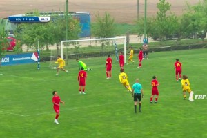 U16國(guó)足0-3落后羅馬尼亞U16，防守走神對(duì)手包抄破門