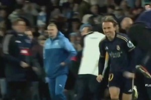 皇馬勝利后，莫德里奇開心的像個孩子！